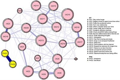 Mapping network connectivity between internet addiction and residual depressive symptoms in patients with depression